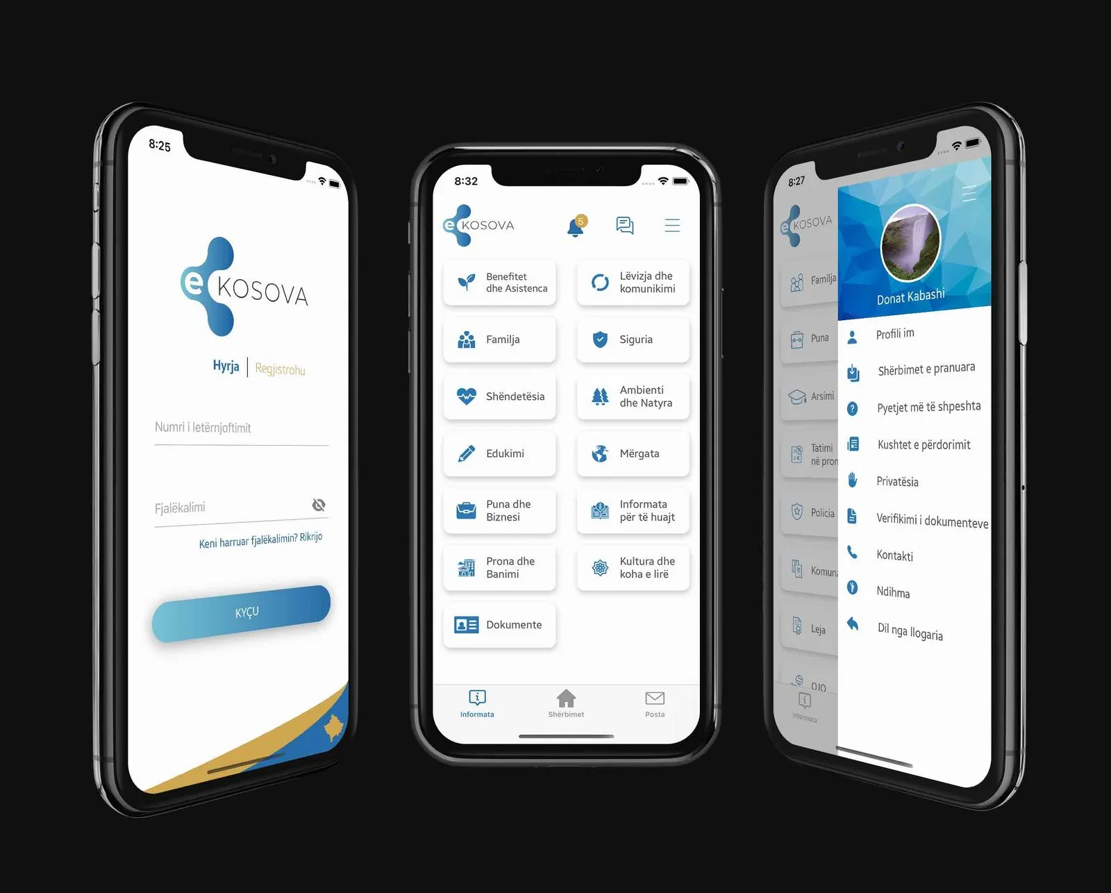eKosova — app screenshots